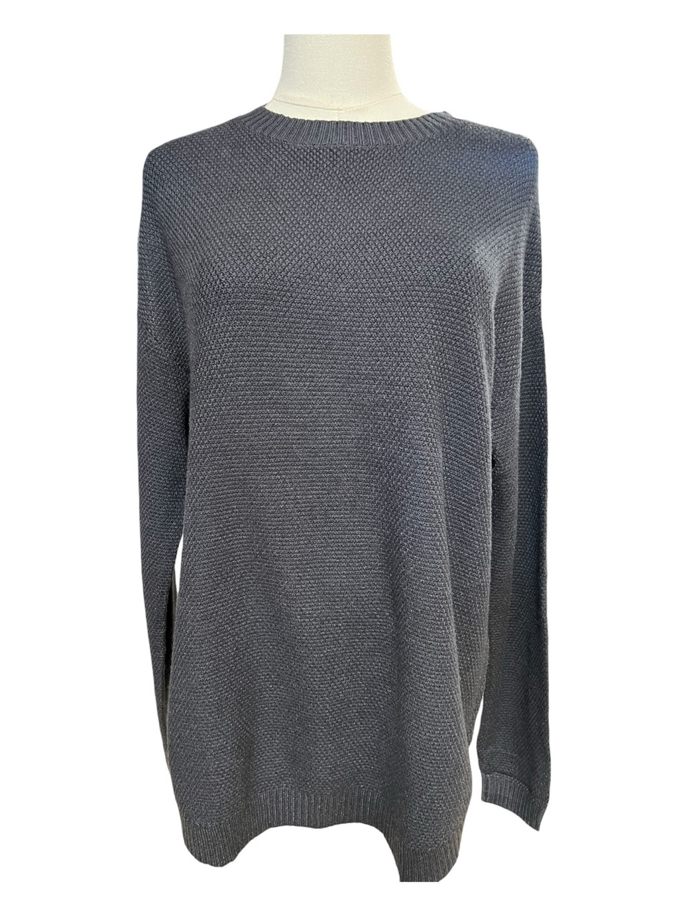 🆕 NWT Leani Gray Soft Knit High Low Sweater Size Small
